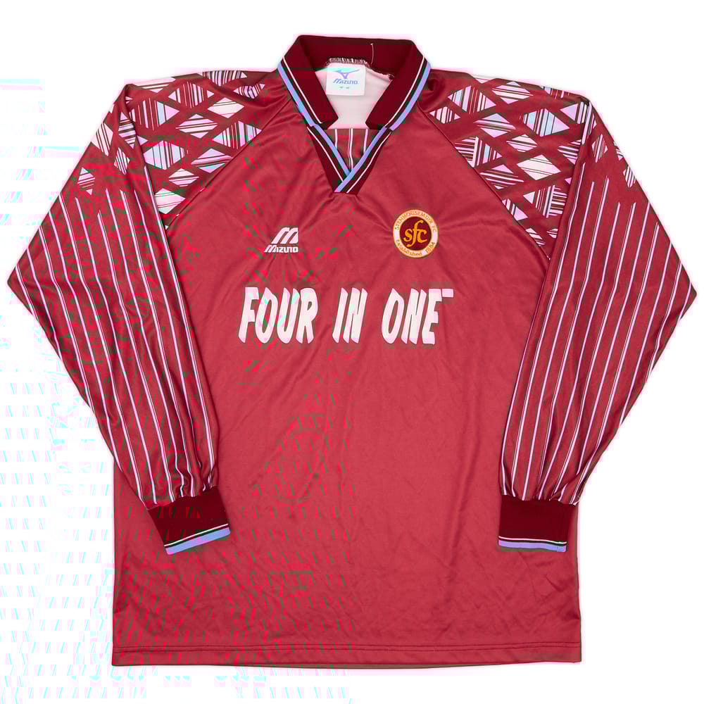 1996-98 Stenhousemuir Home L/S Shirt - 9/10 - (XL)