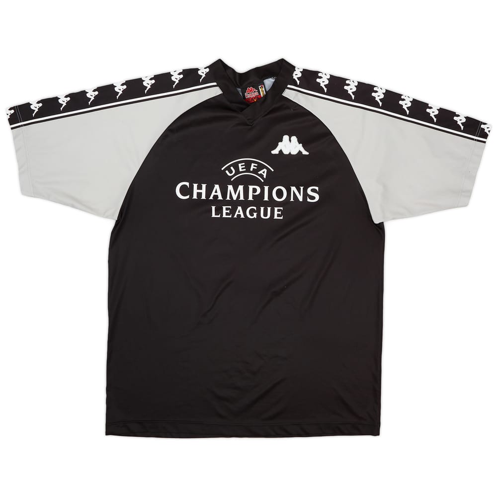 1995-96 Champions League Kappa Training Tee (Juventus) - 7/10 - (XL)