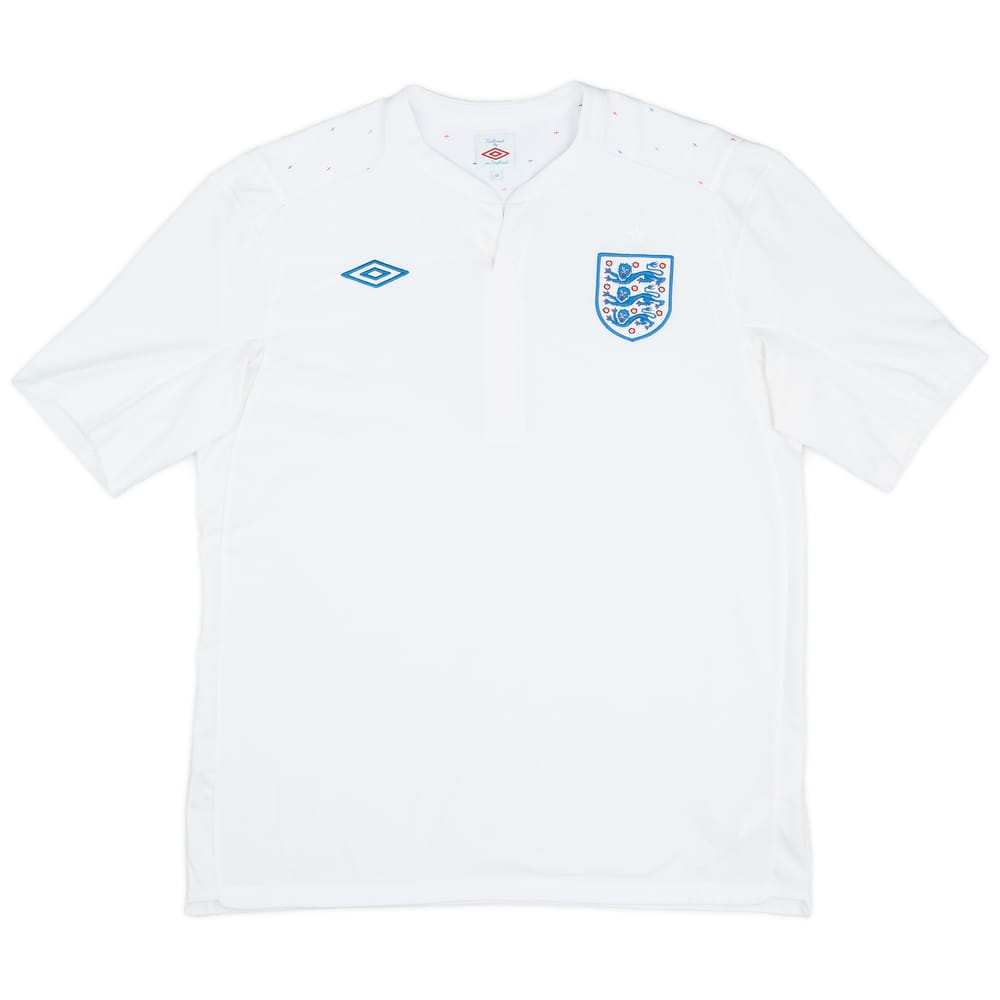 2010-11 England Home Shirt - 7/10 - (XL)