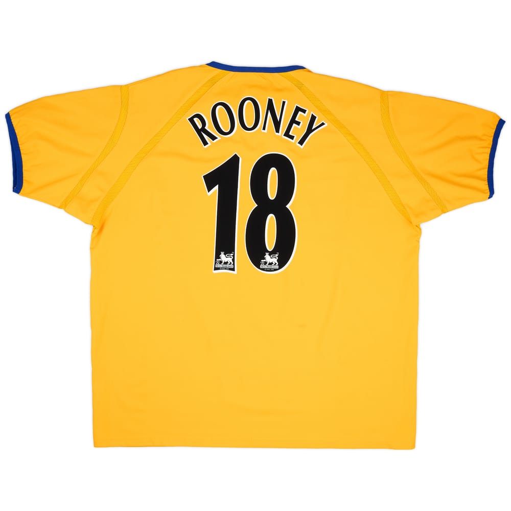 2003-04 Everton Away Shirt Rooney #18 - 8/10 - (XXL)