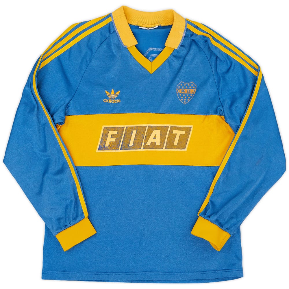 1991-92 Boca Juniors Home L/S Shirt - 5/10 - (S)
