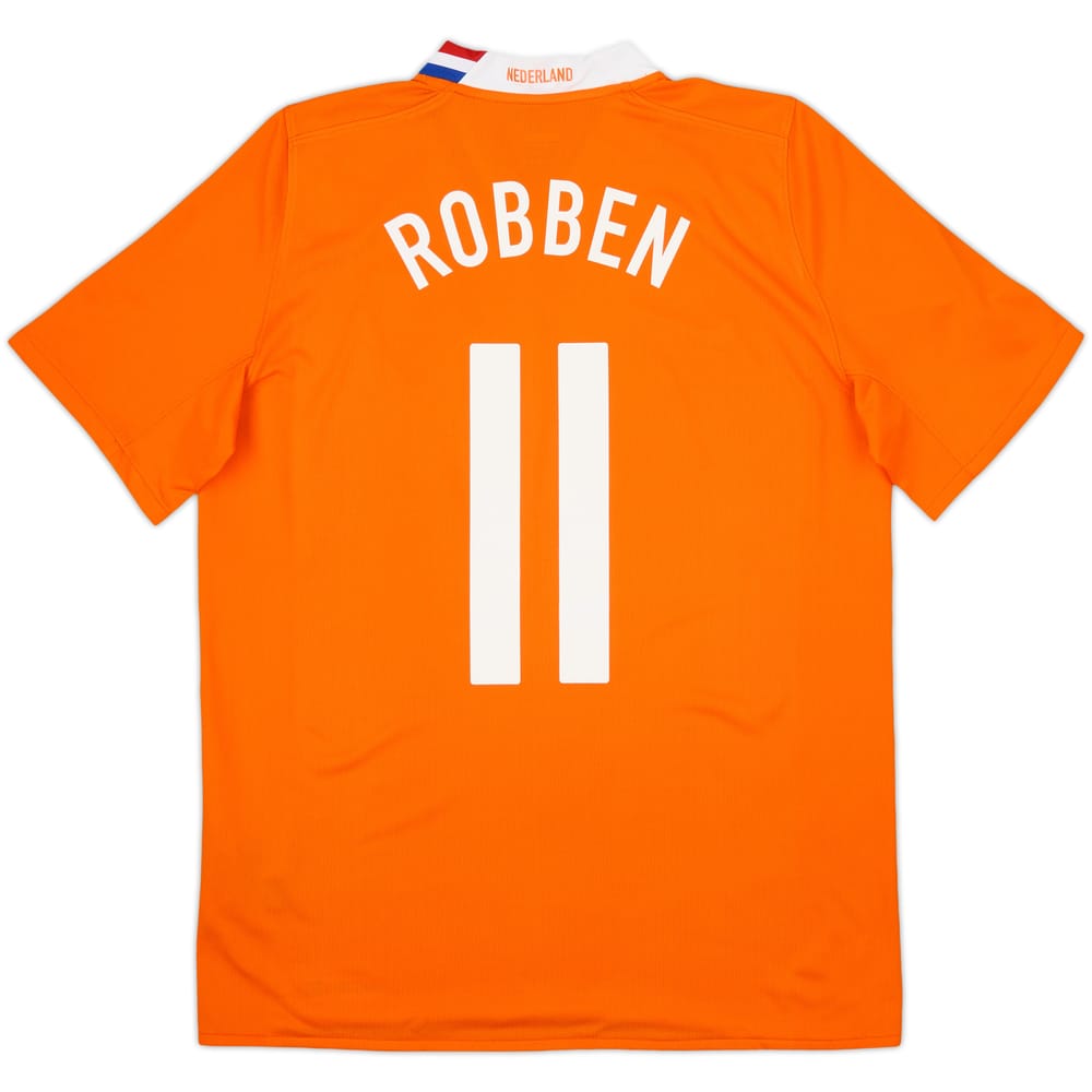 2008-10 Netherlands Maillot Domicile Robben #11 - 8/10 - (S)