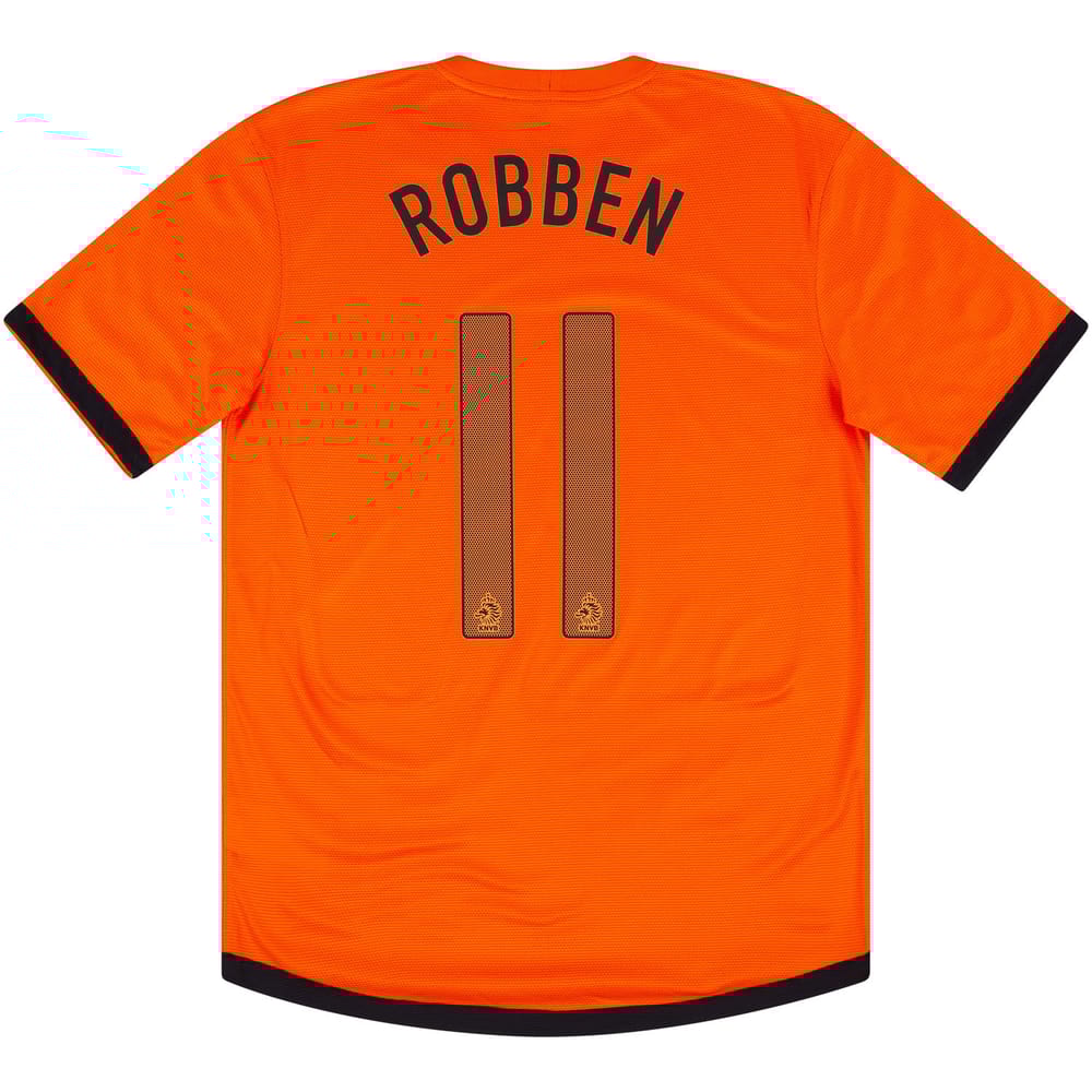 2012-13 Netherlands Home Shirt Robben #11