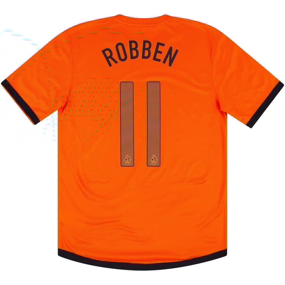 2012-13 Netherlands Home Shirt Robben #11 - 6/10 - (S)