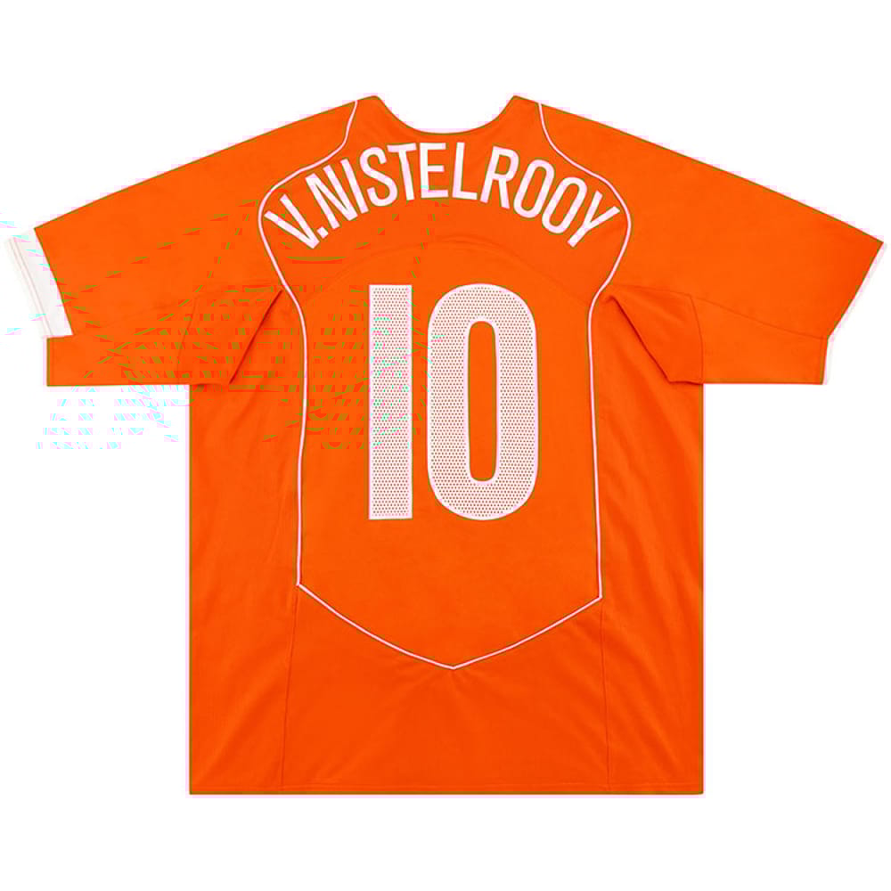 2004-06 Holland Home Shirt V.Nistelrooy #10 (Very Good - 6/10)