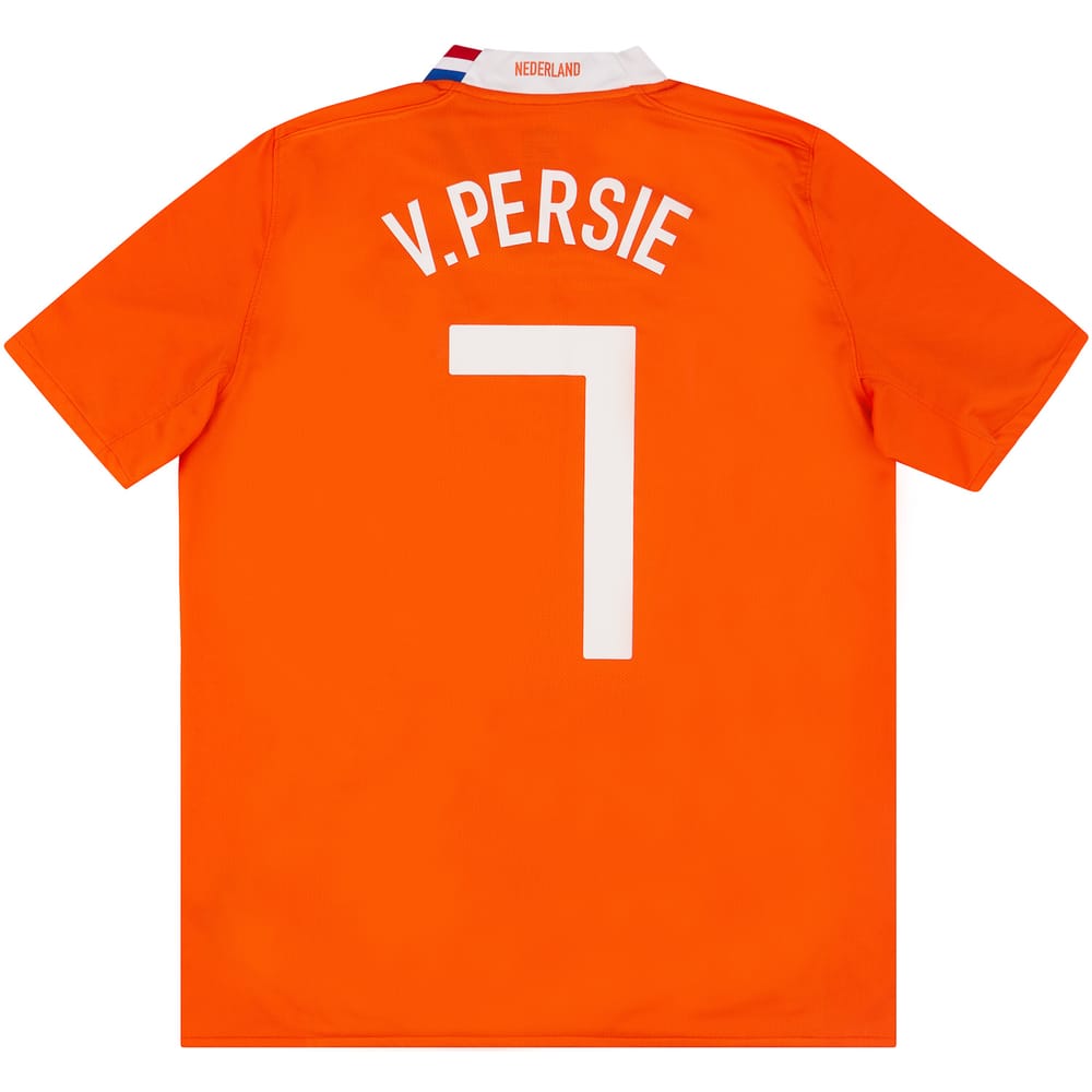 2008-10 Netherlands Home Shirt V.Persie #7 - 7/10