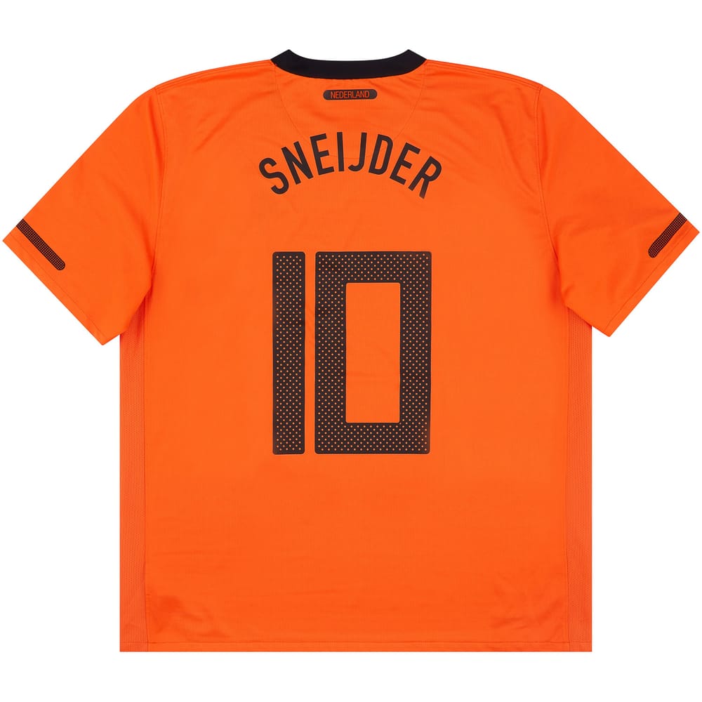 2010-11 Holland Home Shirt Sneijder #10 (Very Good - 6/10)