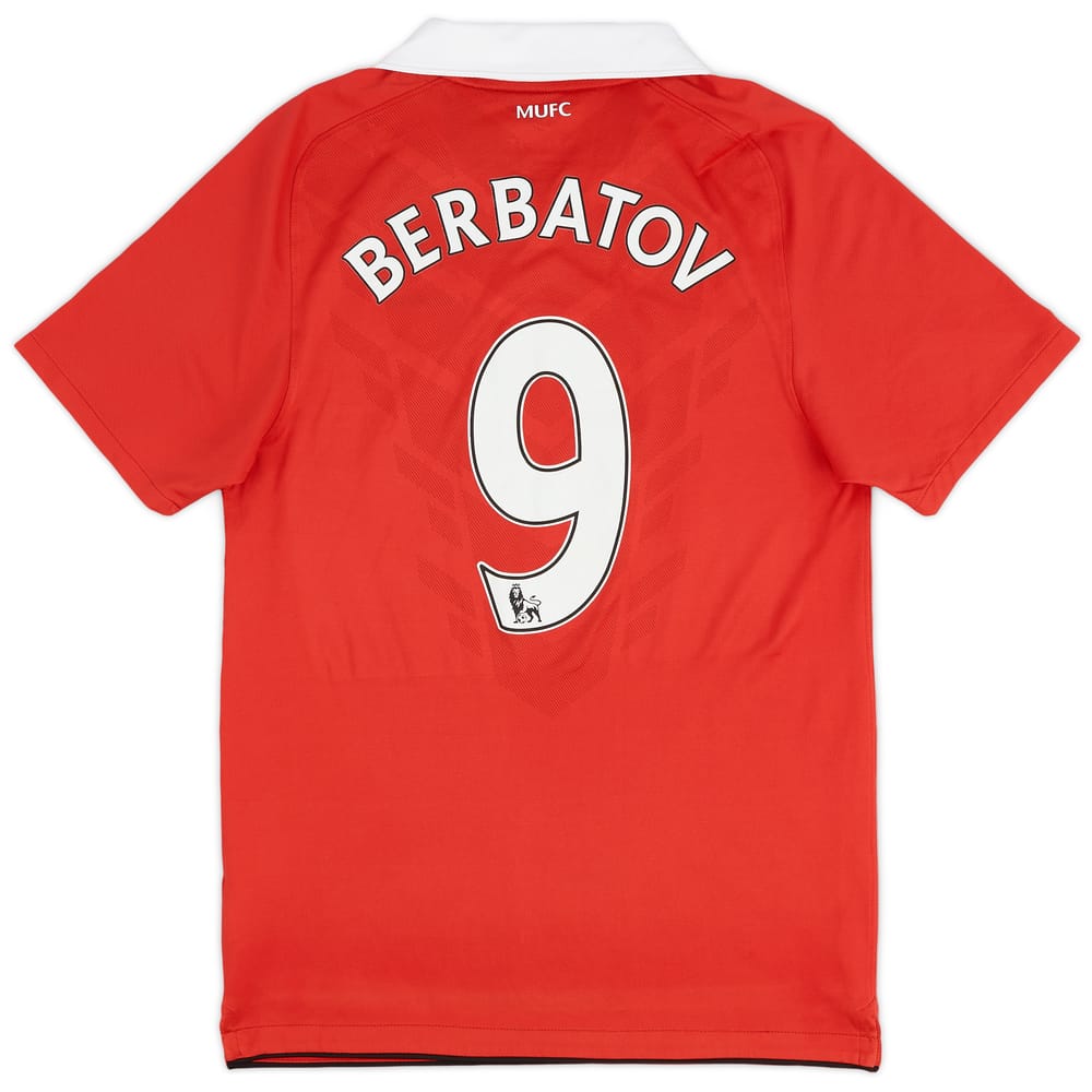 2010-11 Manchester United Home Shirt Berbatov #9 - 7/10 - (S)