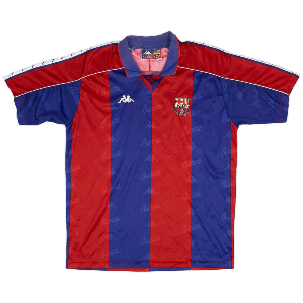 1992-95 Barcelona Home Shirt - 8/10 - (L)