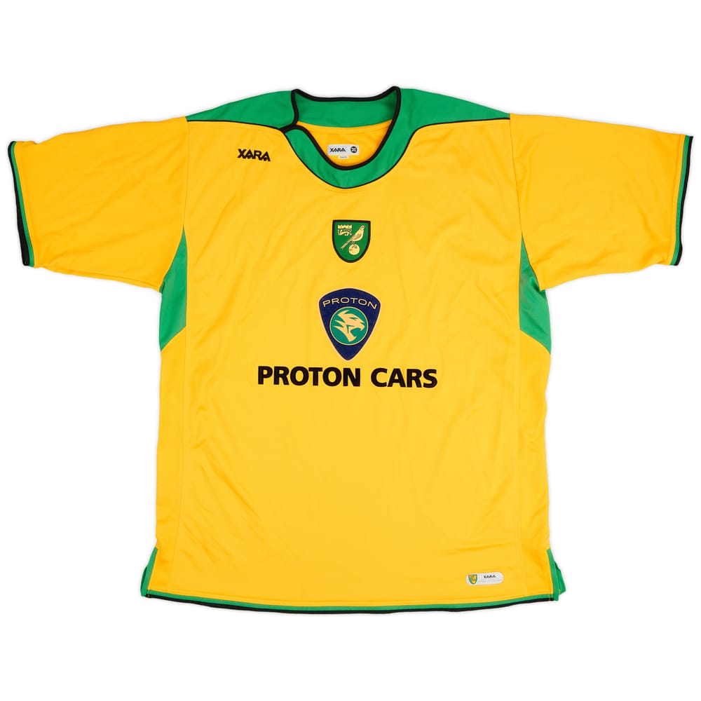 2005-06 Norwich Home Shirt - 8/10 - (XL)