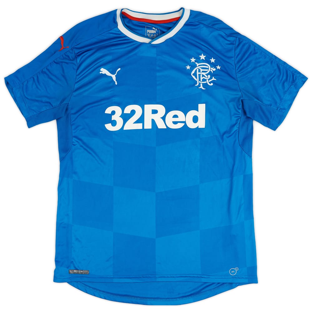 2016-18 Rangers Home Shirt - 6/10 - (L)