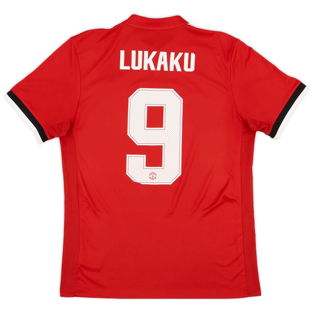 2017-18 Manchester United Home Shirt Lukaku #9 - 5/10 - (M)
