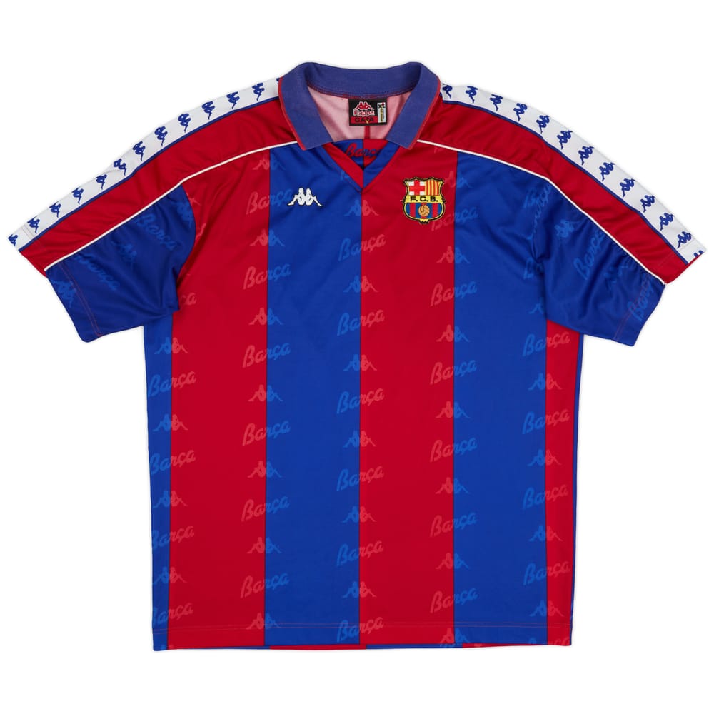 1995-97 Barcelona Home Shirt - 9/10 - (XL)