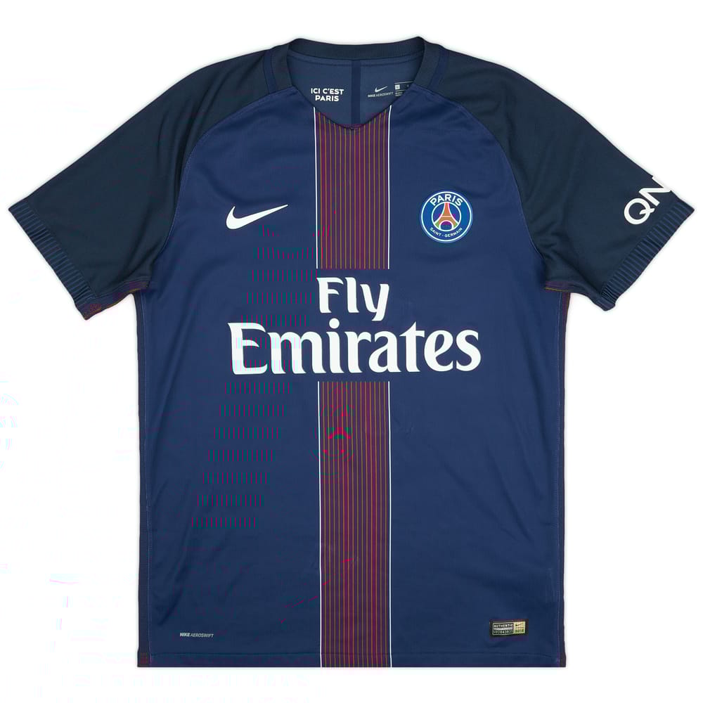 2016-17 Paris Saint-Germain Player Issue Home Shirt - 7/10 - (L)