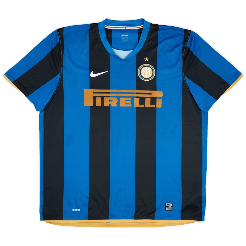 2008-09 Inter Milan Home Shirt - 6/10 - (XXL)