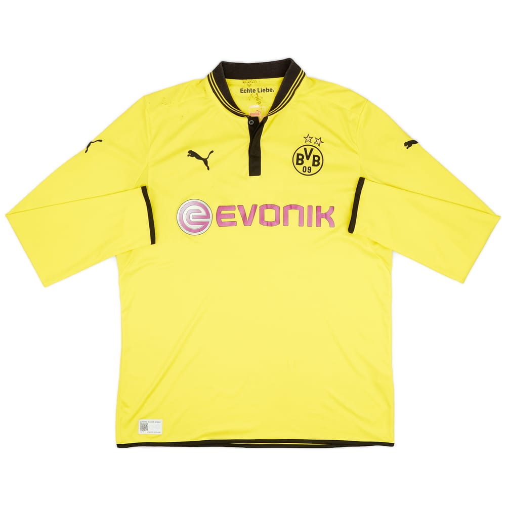 2012-13 Borussia Dortmund Home L/S Shirt - 5/10 - (XXL)