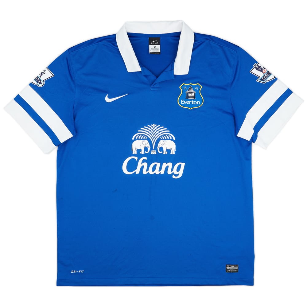 2013-14 Everton Home Shirt - 7/10 - (XL)