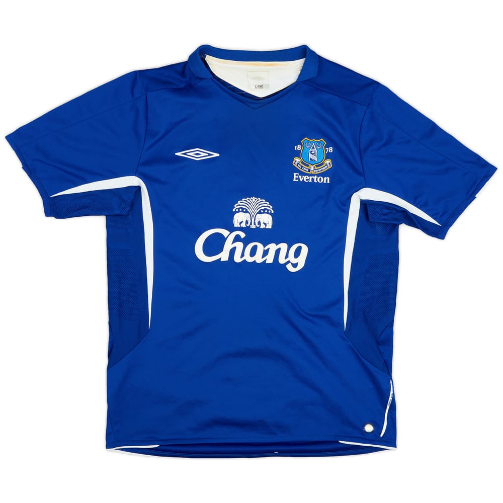 2005-06 Everton Home Shirt - 9/10 - (M)