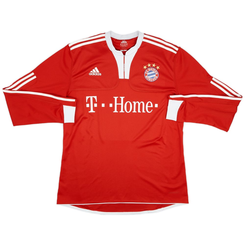 2009-10 Bayern Munich Home L/S Shirt - 8/10 - (XL)