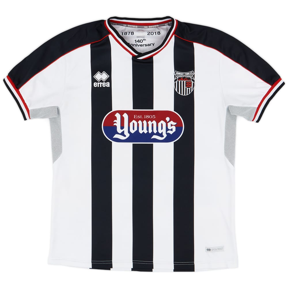 2018-19 Grimsby Town Home Shirt - 9/10 - (L)