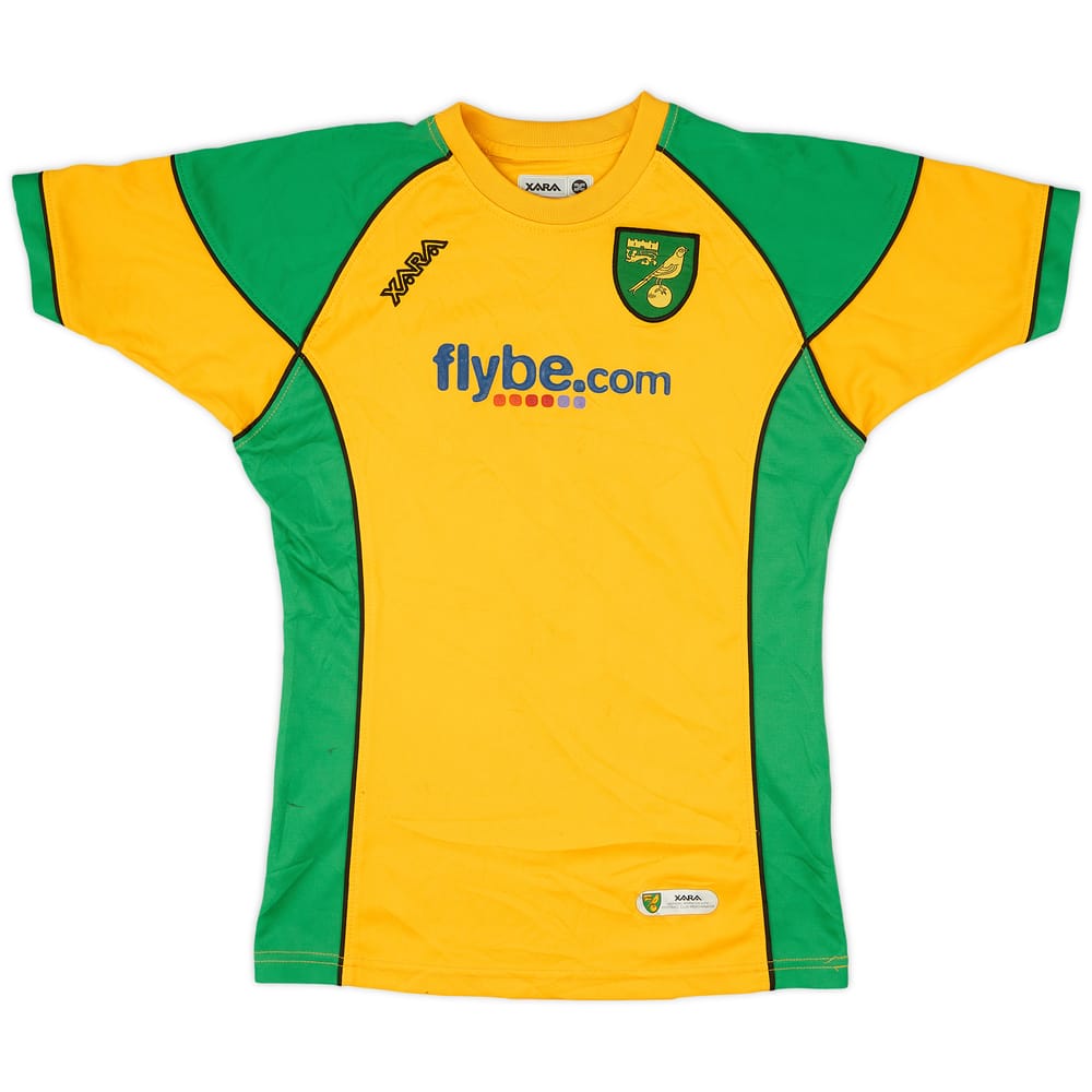2006-08 Norwich Home Shirt - 8/10 - (Y)