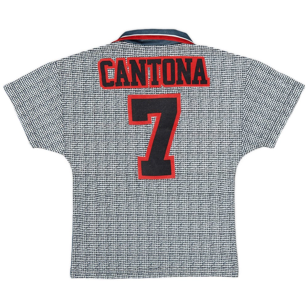 1995-96 Manchester United Away Shirt Cantona #7 - 8/10 - (S.Boys)