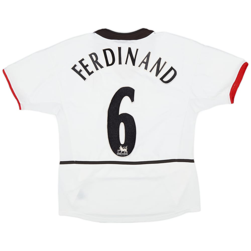 2002-03 Manchester United Away Shirt Ferdinand #6 - 7/10 - (S.Boys)