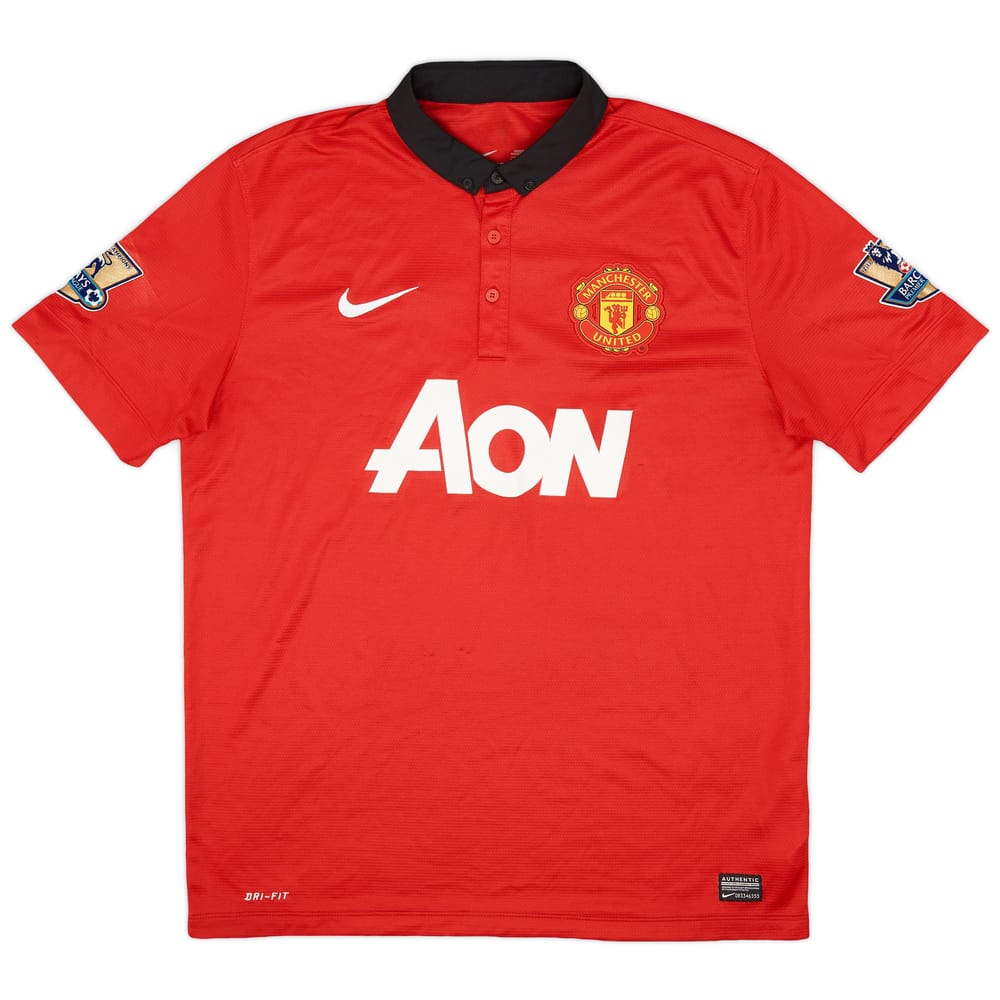 2013-14 Manchester United Home Shirt #11 - 9/10 - (L)