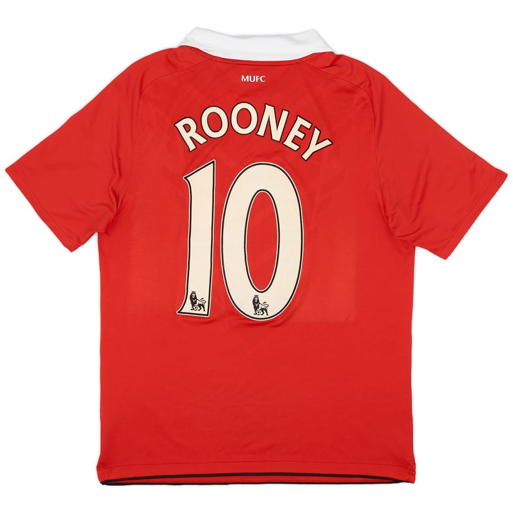 2010-11 Manchester United Home Shirt Rooney #10 - 6/10 - (M)