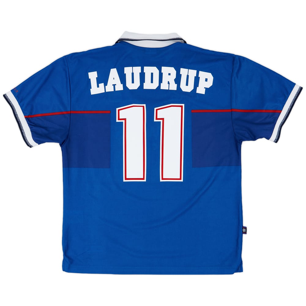 1997-99 Rangers Home Shirt Laudrup #11 - 9/10 - (L)