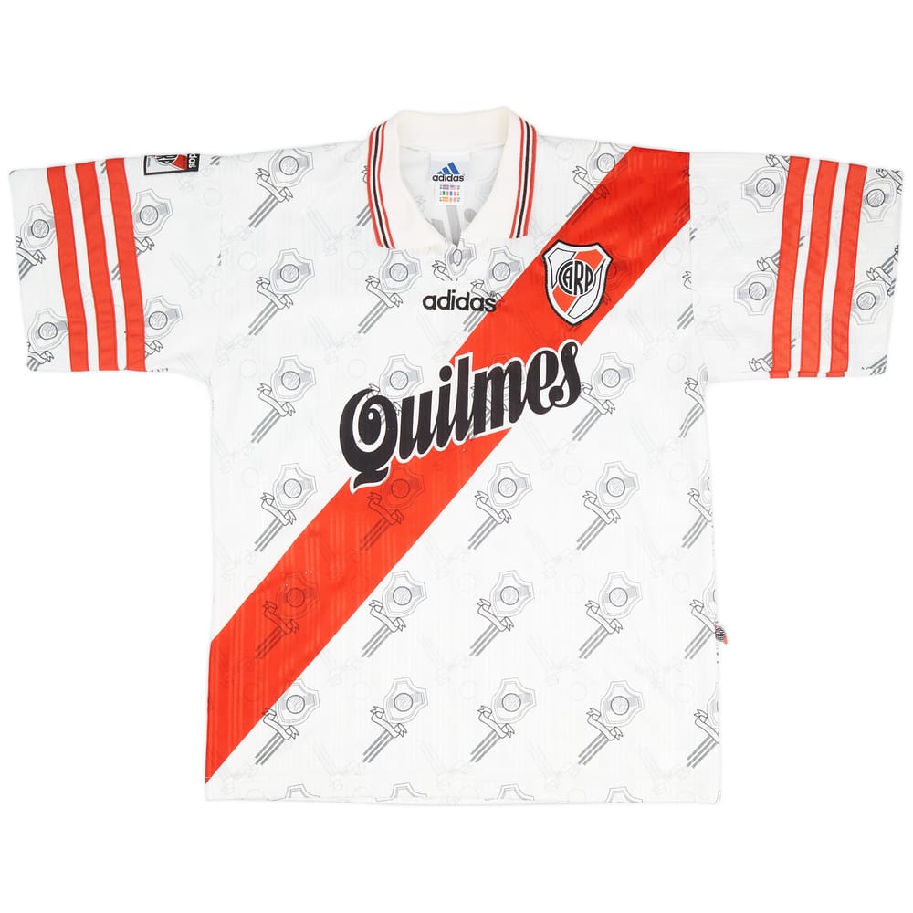 1996-98 River Plate Home Shirt - 9/10 - (L)