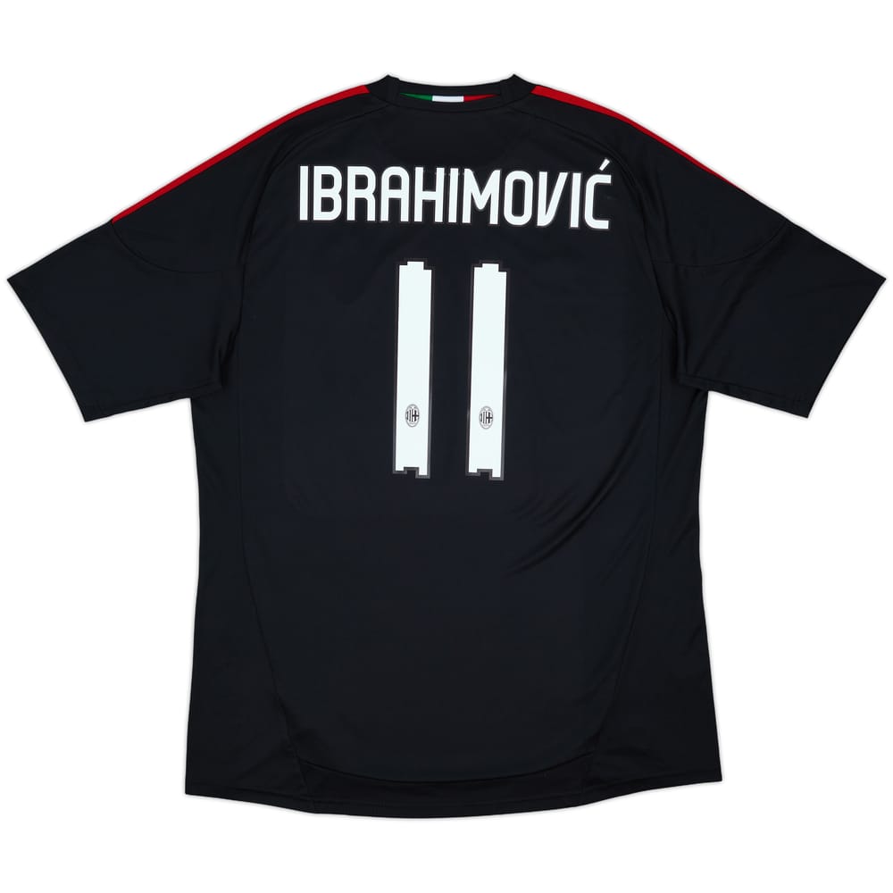 2010-11 AC Milan Third Shirt Ibrahimovic #11 - 7/10 - (XL)