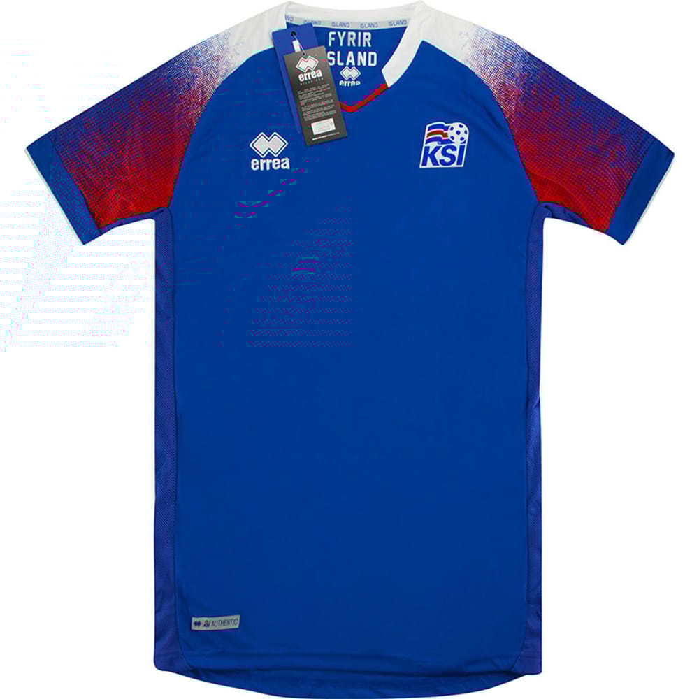 2018-19 Iceland Player Issue Home Shirt (L)