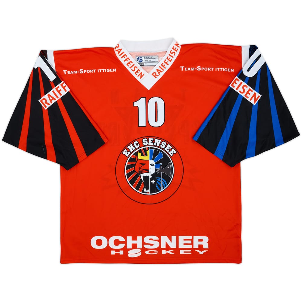2000-02 EHC Sensee #10 Ochsner Hockey Home Jersey - 7/10 - (XL)