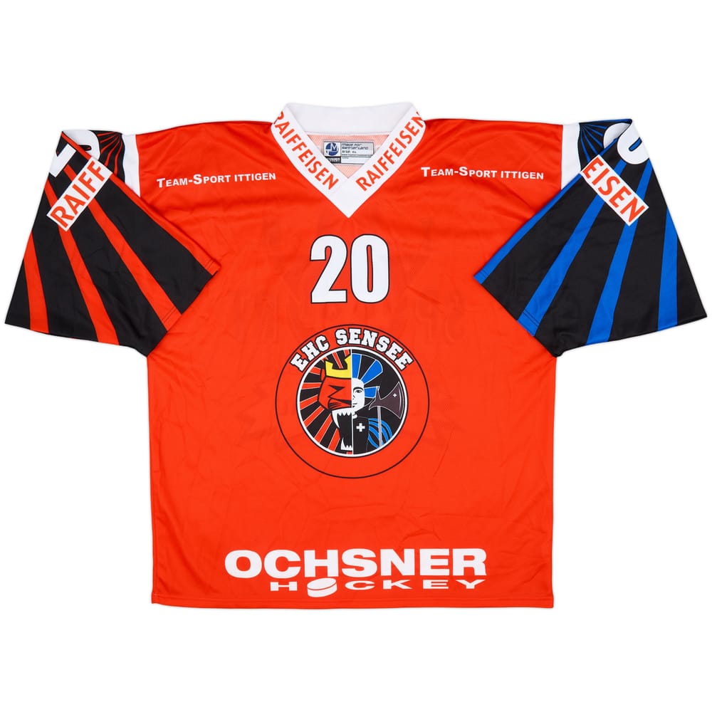 2000-02 EHC Sensee #20 Ochsner Hockey Home Jersey - 8/10 - (XL)