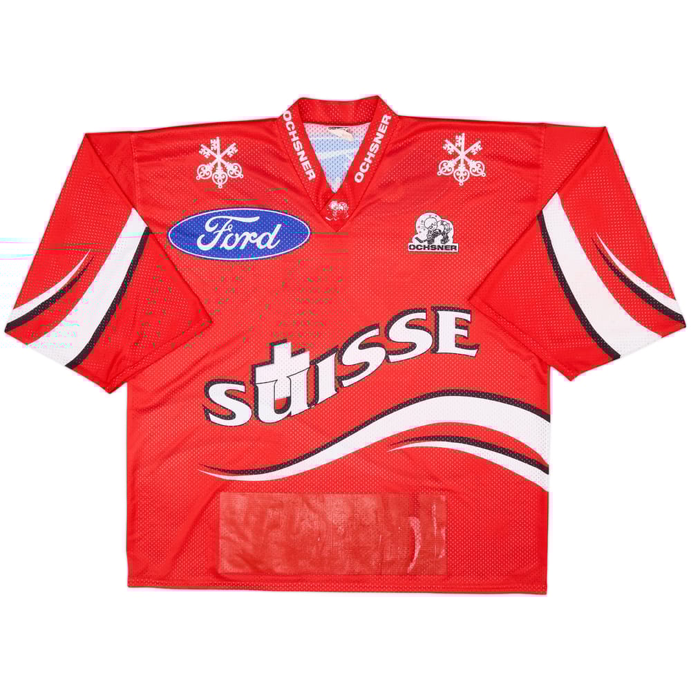 1990s Switzerland National Hockey Team #23 Ochsner Home Jersey - 6/10 - (XL)