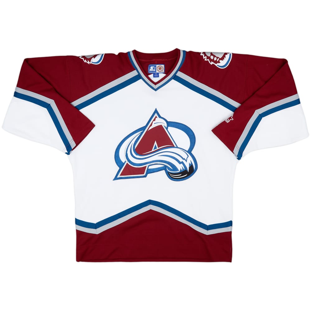 1996-99 Colorado Avalanche Starter Home Jersey - 8/10 - (M)