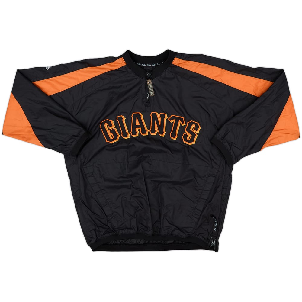 2000s San Francisco Giants Majestic 1/4 Zip Rain Jacket - 8/10 - (M.Boys)
