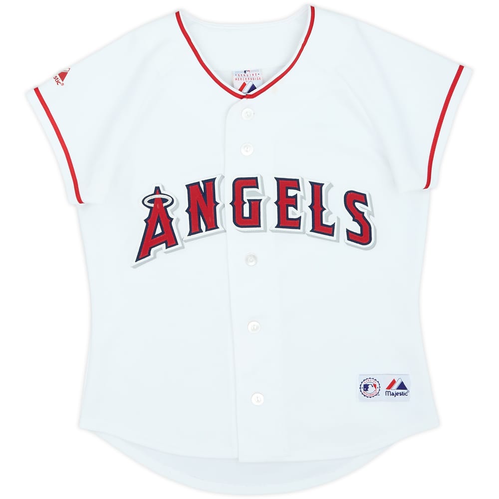 2003-08 LA Angels Majestic Home Jersey Womens - 6/10 - (M)