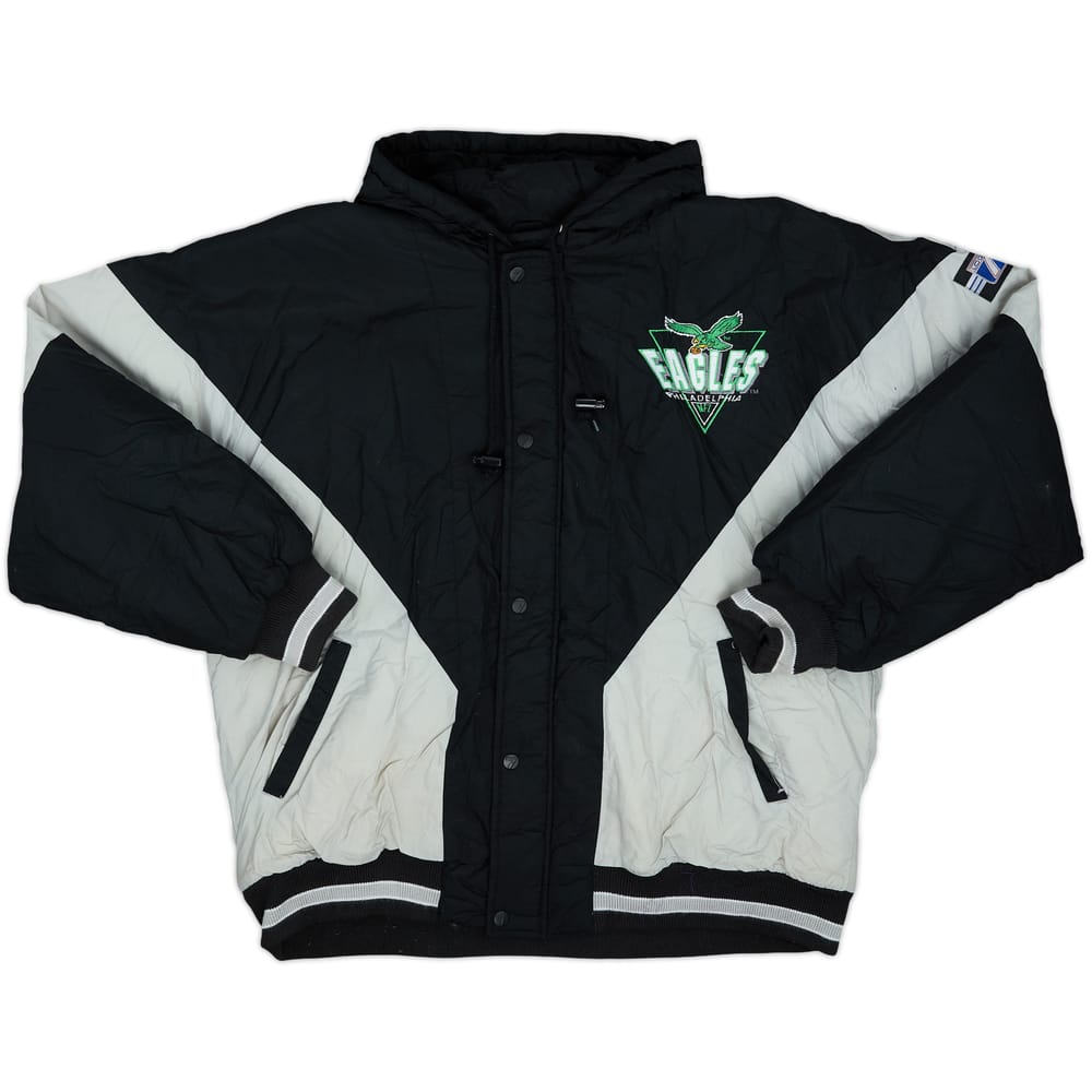 1990-95 Philadelphia Eagles Logo 7 Rain Coat - 8/10 - (XL)