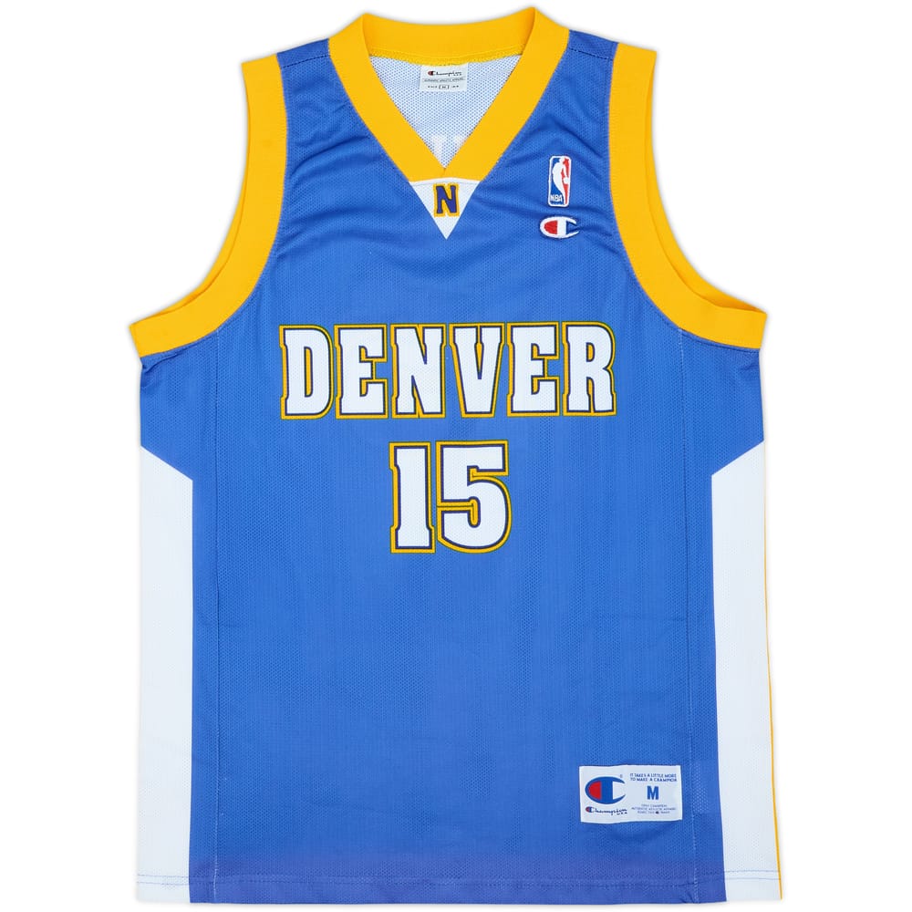 2003-10 Denver Nuggets Anthony #15 Champion Away Jersey - 9/10 - (M)