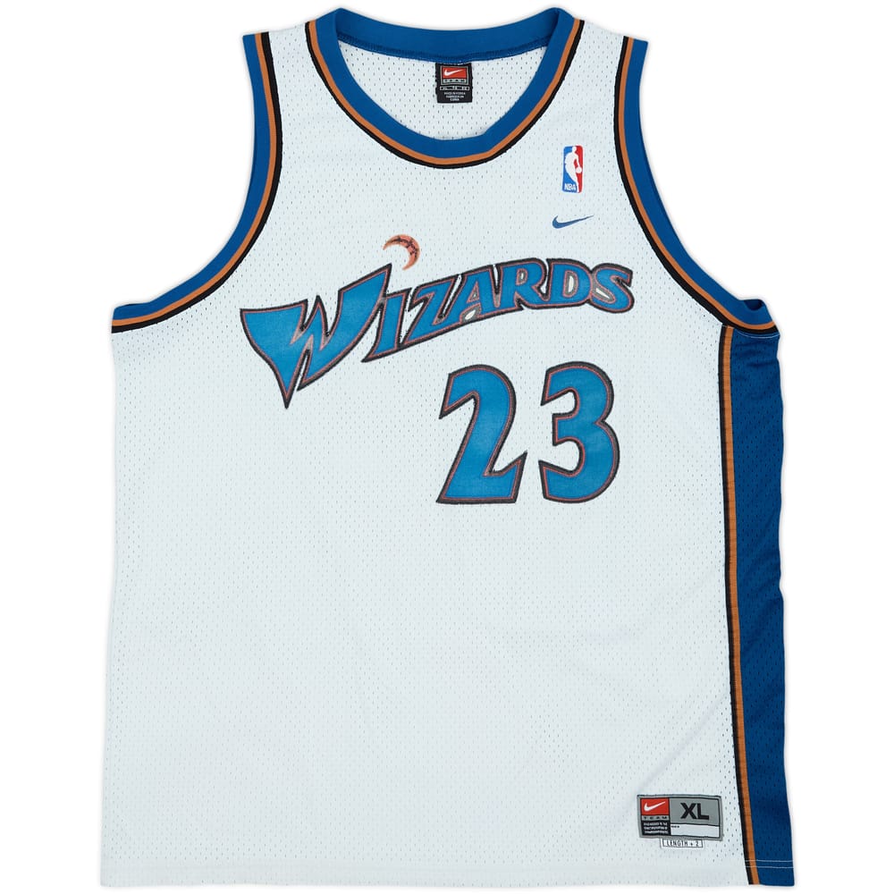2001-03 Washington Wizards Jordan #23 Nike Swingman Home Jersey - 7/10 - (XL)