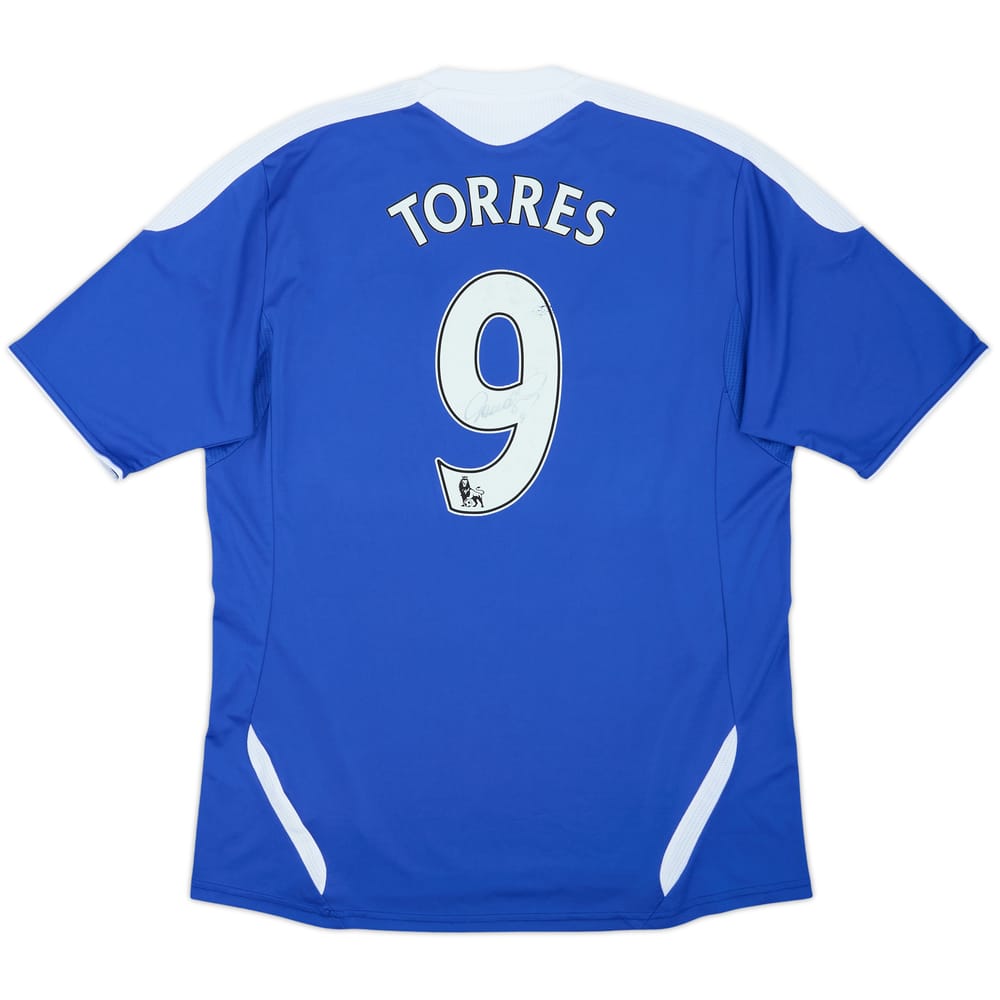 2011-12 Chelsea Signed Home Shirt Torres #9 - 5/10 - (L)