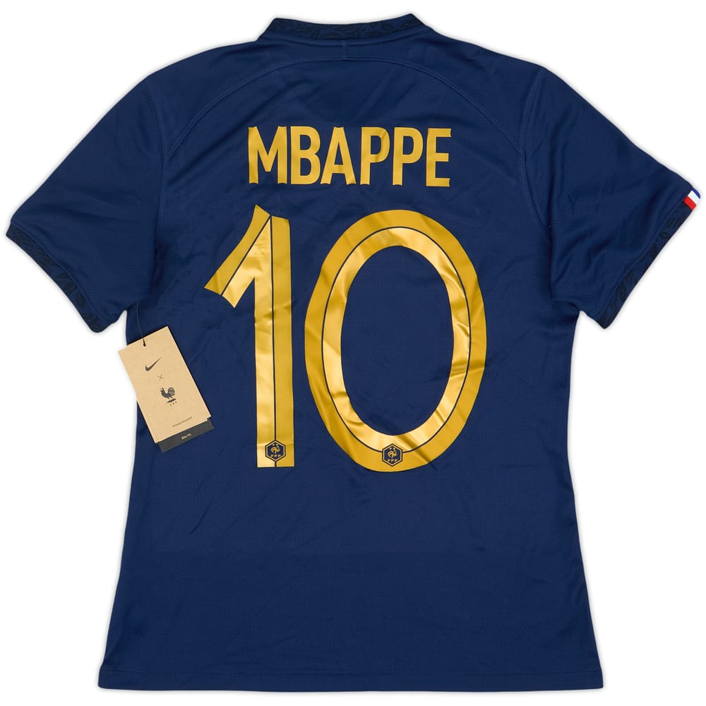 2022-23 France Home Shirt Mbappe #10 (Women's M)