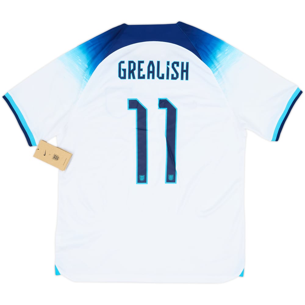 2022-23 England Home Shirt Grealish #11 (L)