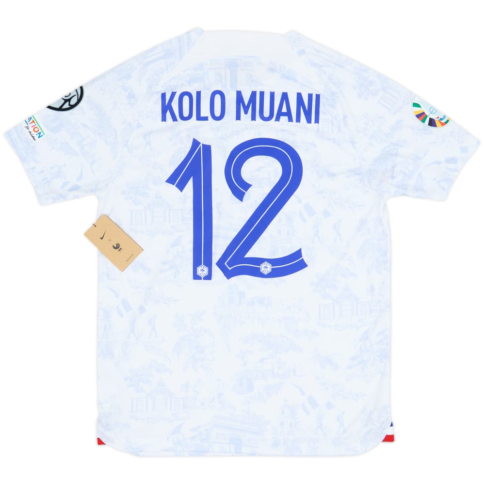 2022-23 France Away Shirt Kolo Muani #12 (L)