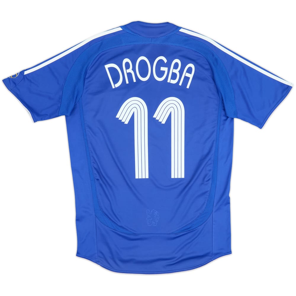 2006-08 Chelsea Home Shirt Drogba #11 - 6/10 - (L)