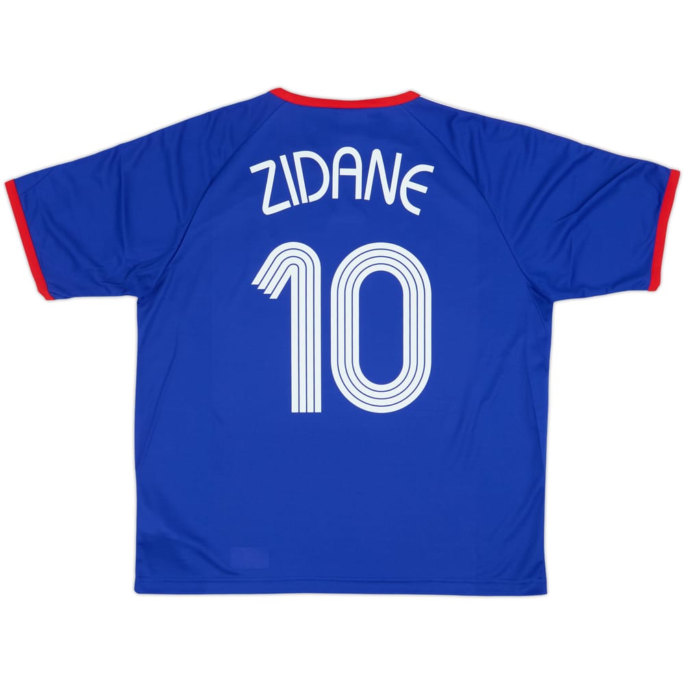 2006-07 France Basic Home Shirt Zidane #10 (XL)