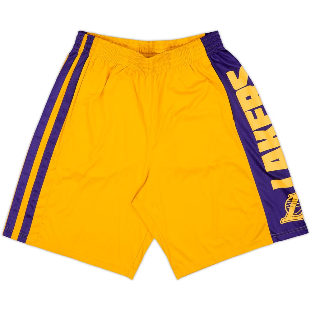 2011-12 LA Lakers adidas Training Shorts - 8/10 - (XL)