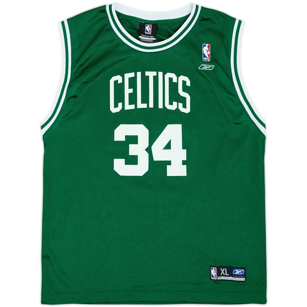 2002-06 Boston Celtics Pierce #34 Reebok Away Jersey - 9/10 - (XL.Boys)